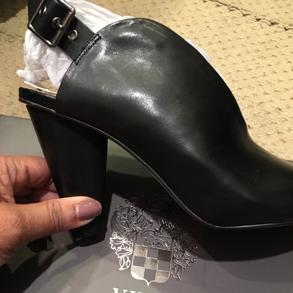 Vince Camuto open toe bootie